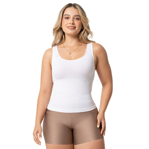 Seamless Control Cami Tank Top for Women | Body-Shaping Essential with No-Digging Straps
