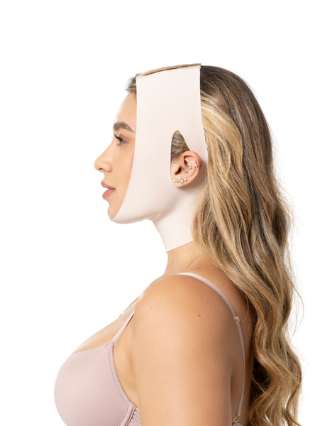 Fajas Salome C32VE Post-Surgery Chin Strap & Neck Compression Garment - Cata1og.com