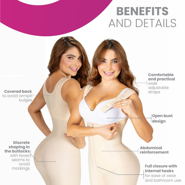 Fajas MYD F14779 Post-Surgical Full Body Shaper for Women