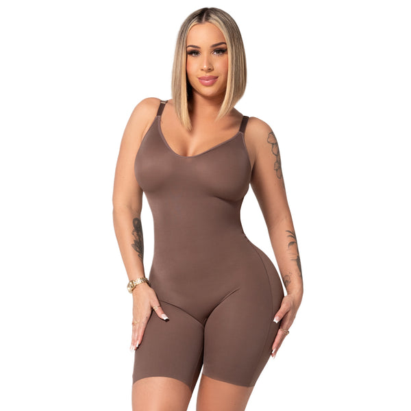 Snatched Body DQ01L3 Tummy Control Shapewear Bodysuit for Women with Built-in Bra - Cata1og.com