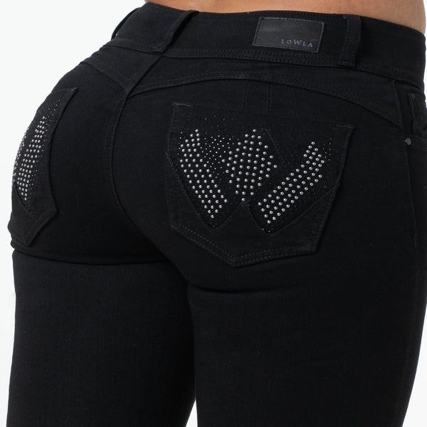 LOWLA 214115 | Skinny Butt Lifting Mid Rise Jeans