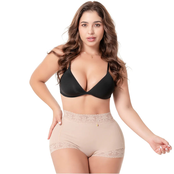 Fajas Salome 06L5 | Colombian Butt Lifter Shorts | High-Waisted Faja Shorts for Tummy Control - Cata1og.com