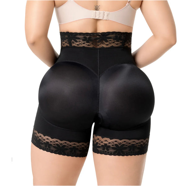 Fajas Salome 09L5 | High-Waisted Shaper Shorts with Front Hooks - Cata1og.com