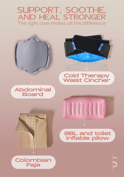 Be Shapy BBL and Lipo Recovery Kit | Premium Post-Surgery BBL Essentials for Comfort and Healing