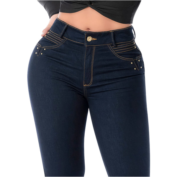 LT.Rose 2402 Colombian Jeans for Women Butt lift High Waist Tummy Control