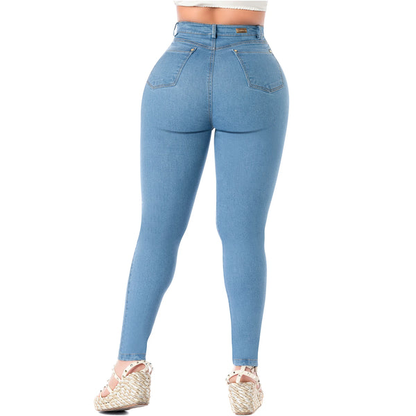 LT.Rose 2404 Colombian Jeans Butt Lift High Waisted Tummy Control Levanta Cola