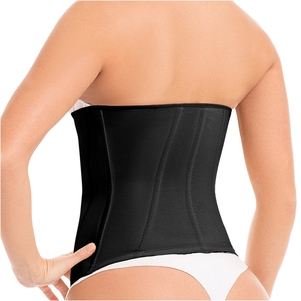 Fajas MYD C-4057 | Faja Colombiana Waist Cincher Vest for Women | Strapless Shapewear  | Powernet