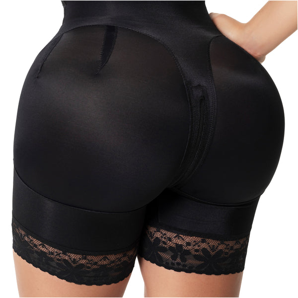 Fajas Salome 6413 Stage 2 Post-Op Faja | Open-Bust Butt Lift Shaper | 3-row front hooks