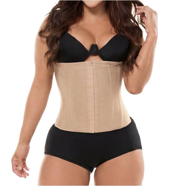 Salome 315-1-CCB | Waist Trainer Fajas Colombianas with Hooks | Powernet - Cata1og.com