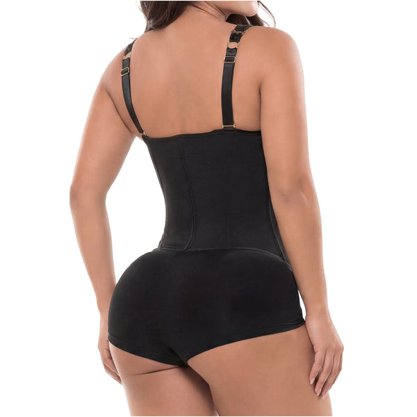 Salome 315-1-CCB | Waist Trainer Fajas Colombianas with Hooks | Powernet - Cata1og.com