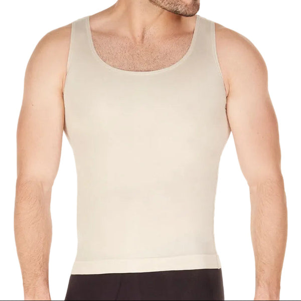 Fajas Salome SEM-123 | Men’s Seamless Compression Undershirt | Abdominal Control Tank