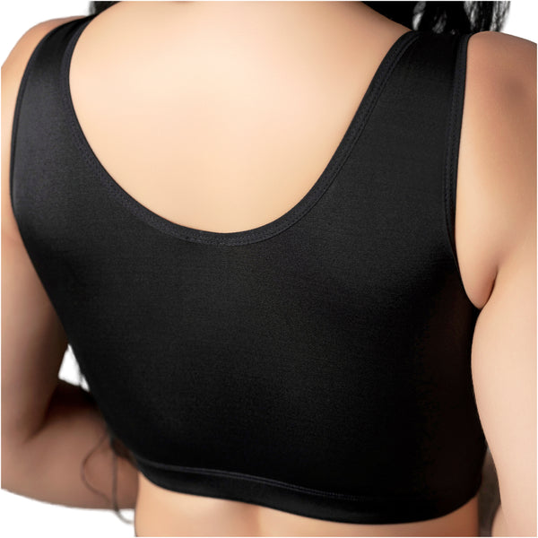 Salome 8501 | Post-Surgical High-Back Bra with Maximum Support | Soft Compression Recovery