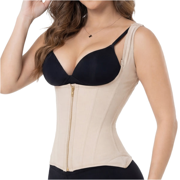 Fajas Salome 7013-CCB | Colombian Vest Shapewear for Tummy Control and Waist for Women | Fajas Colombianas Reductoras Reloj de Arena