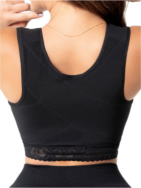 Fajas Salome 02L4 | Stage 1 Post-Surgery Compression Bra | Adjustable Support for Augmentation & Reduction - Cata1og.com