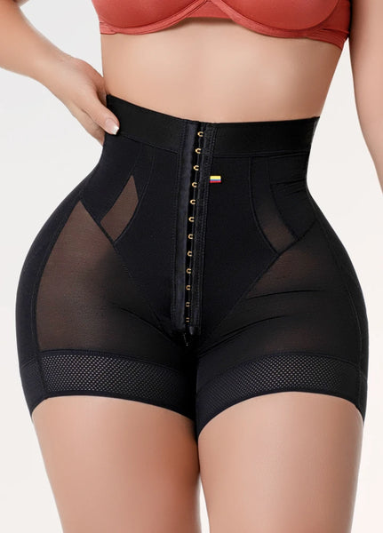 Fajas Salome TC01C5 | Élite High Compression Shaper Short | 3-Level Control & Pre-Molded Butt Lift