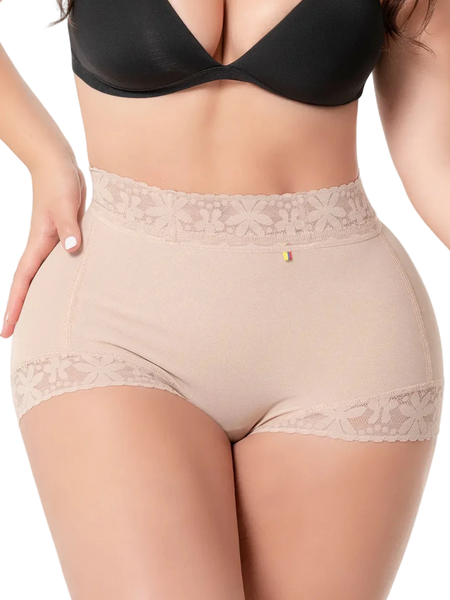 Fajas Salome 06L5 | Colombian Butt Lifter Shorts | High-Waisted Faja Shorts for Tummy Control