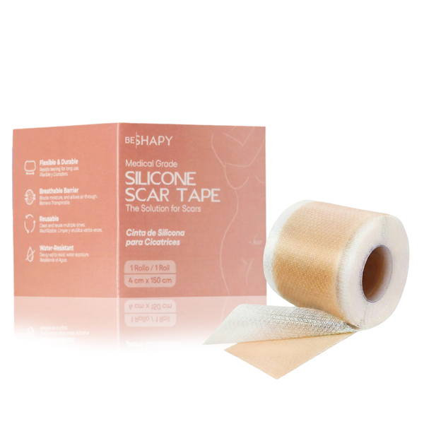 Be Shapy Medical-Grade Silicone Scar Tape Roll (1.6