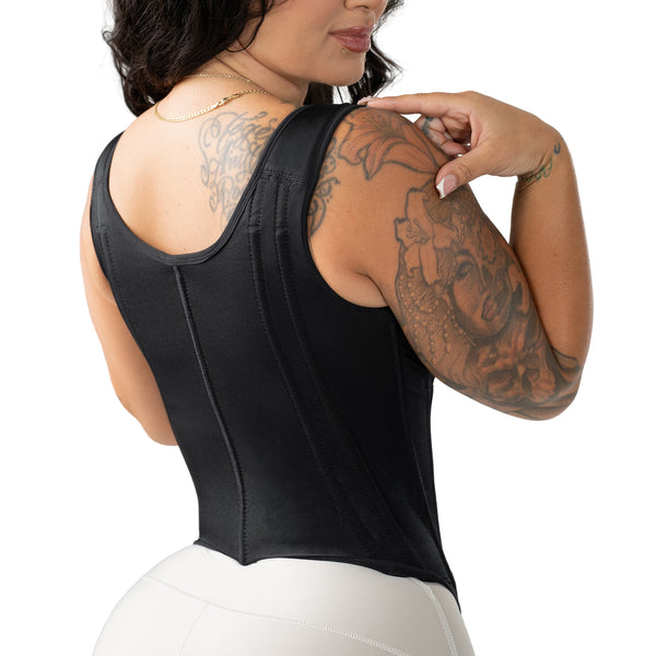 Snatched Body 002424 Vest Underbust Corset | 15-Bone Waist Cincher