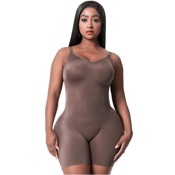 Snatched Body DQ01L3 Tummy Control Shapewear Bodysuit for Women with Built-in Bra