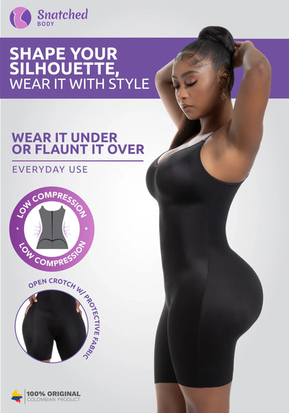 Snatched Body DQ01L3 Tummy Control Shapewear Bodysuit for Women with Built-in Bra - Cata1og.com