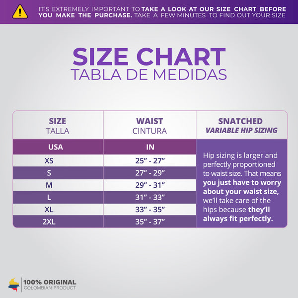 SNATCHED BODY 002419 Tummy Control Shapewear Short for Women Stage 3 Faja