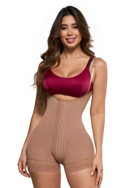 SONRYSE 066 |  Colombian Postpartum Bodysuit Shapewear | Butt Lifting Effect & Tummy Control | Powernet