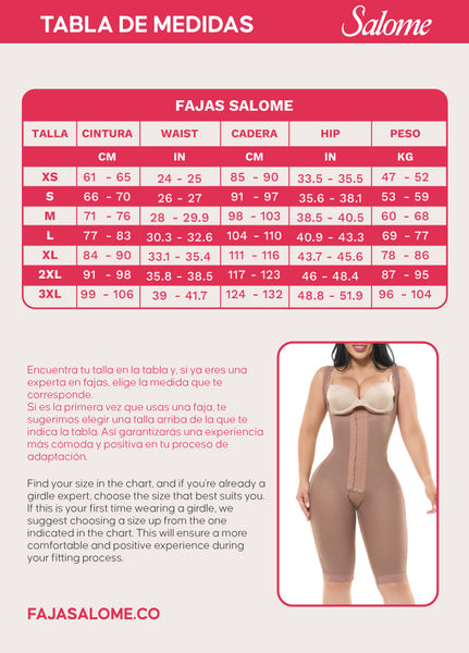 Fajas Salome 0216 | Open Bust Tummy Control Butt Lifter Shapewear | Daily Use & Postpartum Body Shaper for Women | Powernet - Cata1og.com