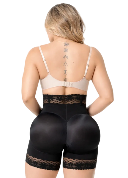 Fajas Salome 09L5 | High-Waisted Shaper Shorts with Front Hooks - Cata1og.com
