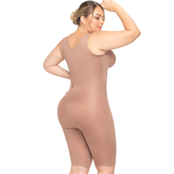 Up Lady 6250 Seamless Open Bust Tummy Control Shapewear Bodysuit Fajas Stage 1 Knee Length