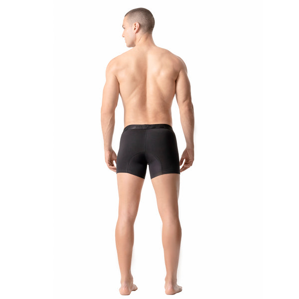 Mid-Cut Basic Boxer Briefs for Men | 3-Pack Breathable, Supportive & Ultra-Comfortable Cotton Underwear for Men