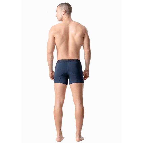 Mid-Cut Basic Boxer Briefs for Men | 3-Pack Breathable, Supportive & Ultra-Comfortable Cotton Underwear for Men