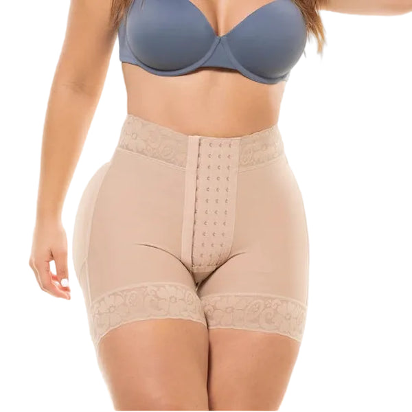 Fajas Salome 613 | Hip & Butt Lifting Powernet Shaper Shorts