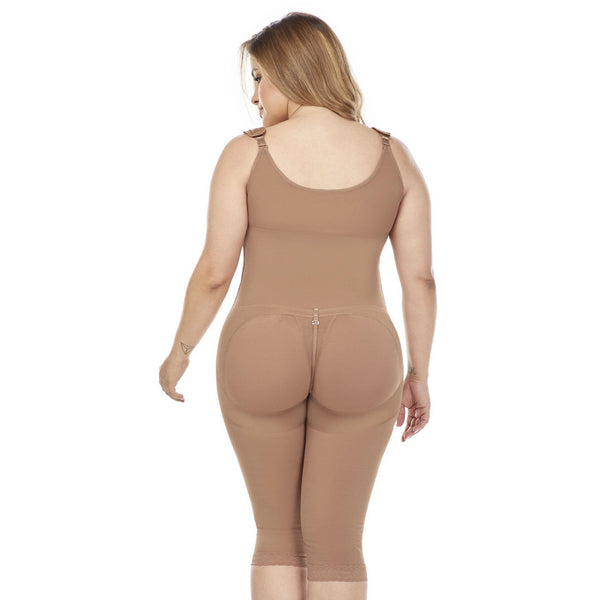 Fajas MariaE 9152 | Postoperative Women's Shapewear with Shoulder Pads | Daily and Postsurgical Use | Powernet - Cata1og.com