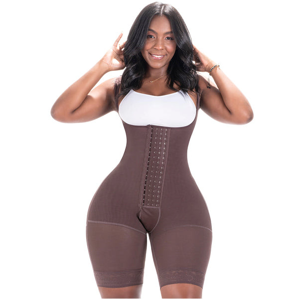 Bling Shapers 098BF | Colombian Bum Lift Tummy Control Shapewear Mid Thigh Faja for Curvy Wide Hips Small Waist Women | Powernet