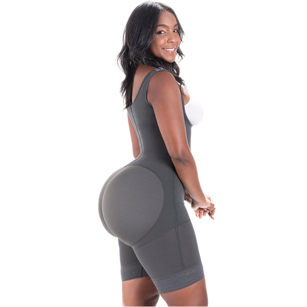 Bling Shapers 098BF | Colombian Bum Lift Tummy Control Shapewear Mid Thigh Faja for Curvy Wide Hips Small Waist Women | Powernet