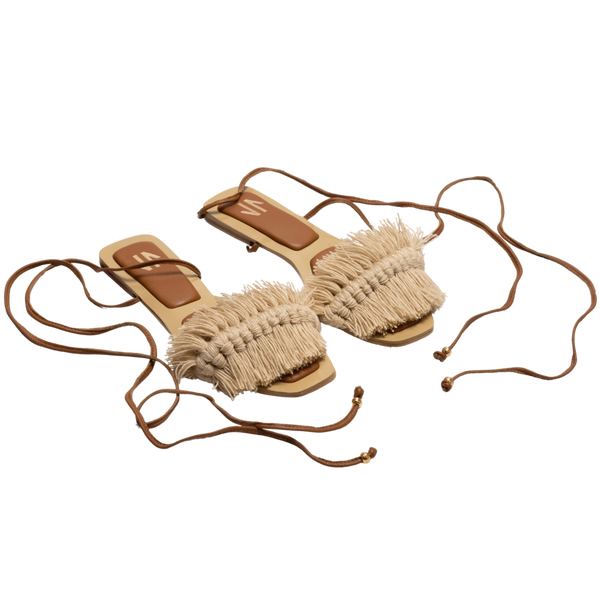 Silvia Cobos Bloom Lace Up Flat