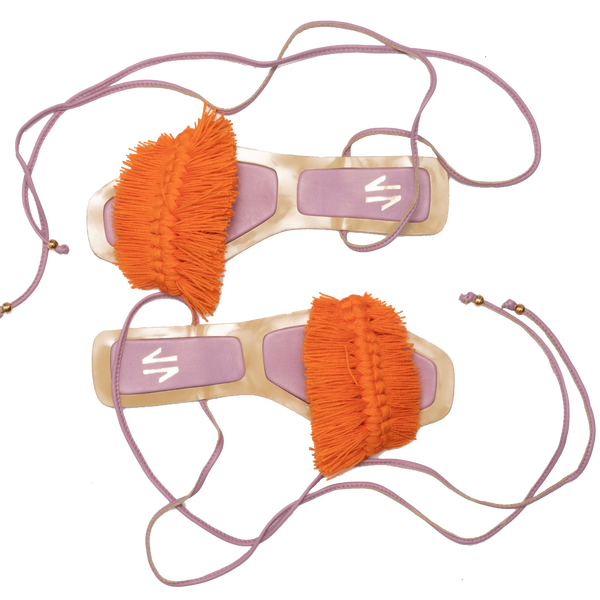 Silvia Cobos Bloom Lace Up Flat