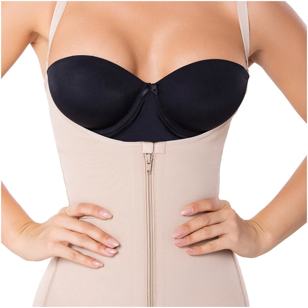 Diane & Geordi 2411 | Women's Tummy Control Butt Lifting Bodysuit | Postpartum Colombian Girdle | Fajas Colombianas | Powernet
