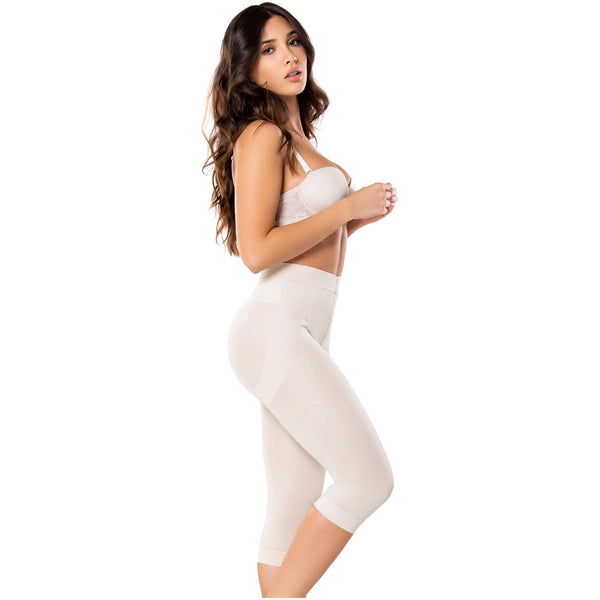 Diane & Geordi 2829 | Slimming Tunmmy Control Capri Shapewear for Women / Powernet