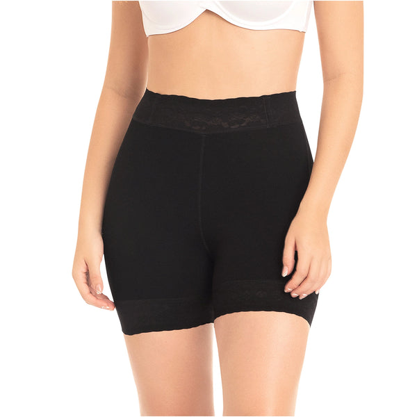 Fajas MYD 0322 Women's Thigh Slimmer High Waist Shapewear Shorts / Powernet