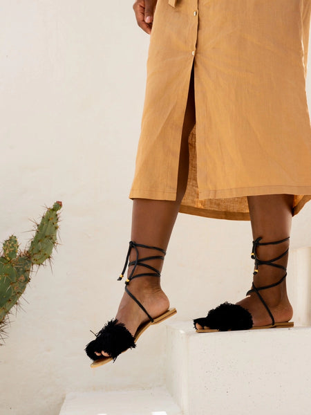 Silvia Cobos Bloom Lace Up Flat