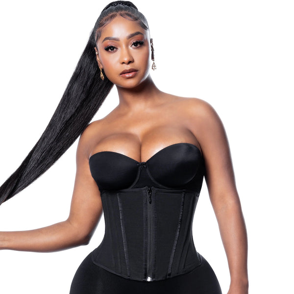 Snatched Body  002414 Hourglass Waist Trainer Cincher Corset Shapewear Stage 3 Faja Colombiana Cinturillas Moldeadoras Reloj de Arena - Cata1og.com
