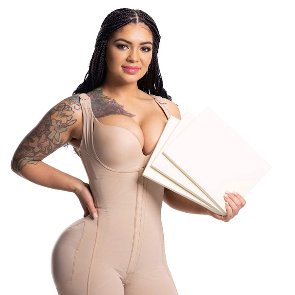 Woman Holding 3 LipoFoams