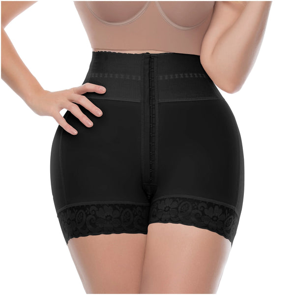 UpLady 6198 | Butt Lifter Tummy Control High Waisted Mid Thigh Shaper Shorts | Powernet