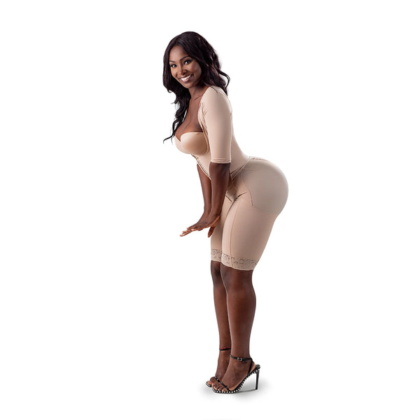 nude stage 1 faja with sleeves side view